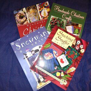 Set of 4 Christmas Crafting Books